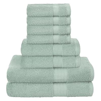 GLAMBURG Premium Cotton 4 Pack Bath Towel Set - 100% Pure