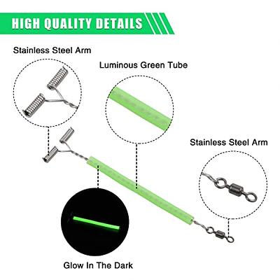 Stainless Steel Fishing Lures Line Wire Leader Trace Luminous Tube