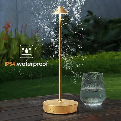 Portable Cordless Table Lamps Rechargeable Battery Operated Lamp for Patio  3 Way