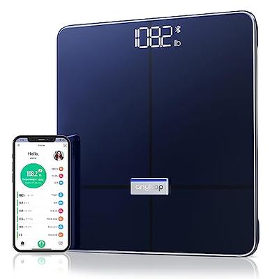 Scales for Body Weight and Fat, Lescale Large Display Weight Scale, High  Accurate Body Fat Scale Digital Bluetooth Bathroom Scale for BMI Heart  Rate, 15 Body Composition Analyzer Sync with Fitness App