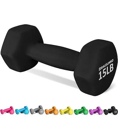 Balelinko Home Gym Equipment Workouts Strength Training Weight Loss Pilates  Weights Yoga Sets Free Weights for Women, Men, Seniors and Youth, 15LB  Black, Single - Yahoo Shopping