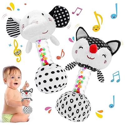 Baby Rattles 0-6 Months: Soft Rattles for Babies 0-6 Months Newborn Sensory  Toys, High Contrast Black and White Baby Toys 0-3 Months Plush Rattle Toy  for Infant Boys Girls 0 3 6 9 12 Months Gift - Yahoo Shopping