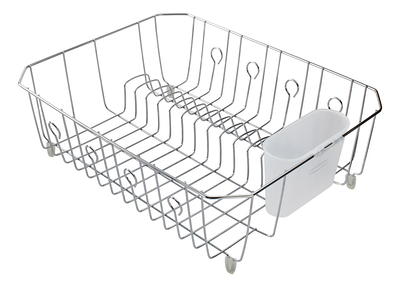 Santentre 2-Tier Dish Drying Rack with Removable Utensil Holder, Over Sink Dish  Drying Rack for Space Saver, Dish Drainers for Kitchen Counter, Rust  Resistant Stainless Steel Dish Rack, Black - Yahoo Shopping