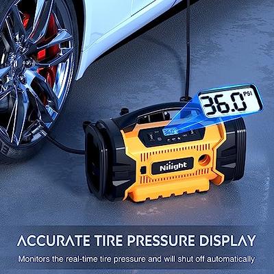 Gobege 12V Air Compressor, 6.35CFM 180LMP Heavy Duty Tires Inflator,  Portable Air Compressor for Truck Tires Max 150PSI, Stronger Cylinder  Offroad Air