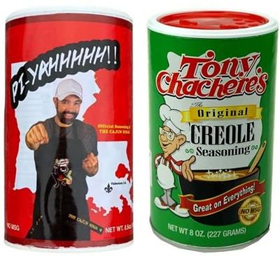Tony Chachere's No Salt Seasoning 5 Ounce Canisters - 2 Pack