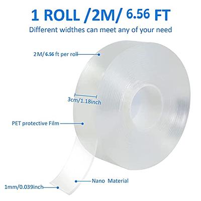 Clear Double Sided Tape Heavy Duty Nano Tape 180 Inch Command