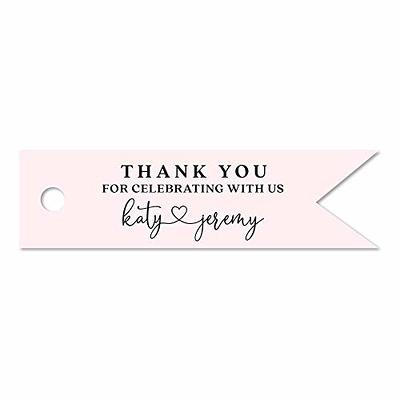 Personalized Thank you Favor Tags