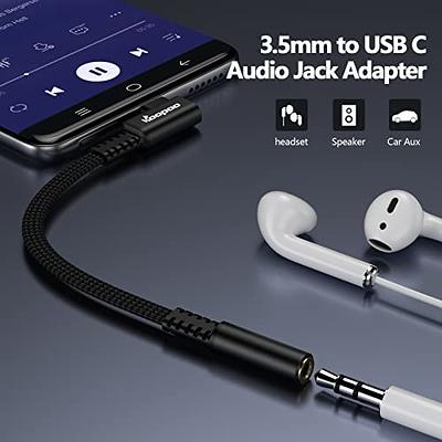 Angled USB Type C to 3.5mm Audio Adapter Headphone Jack USBc 3.5 mm Cable  Aux