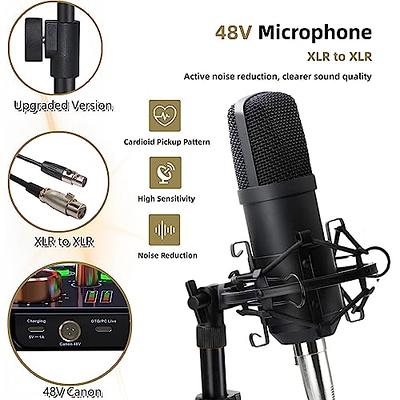 Podcast Equipment Bundle, Audio Interface, All In One Sound Board Kit For  Live Streaming, Podcast Recording