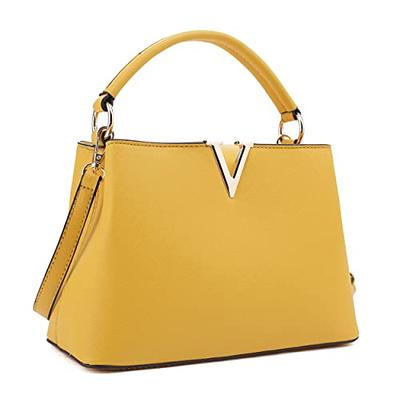 EVVE Women's Small Classic Top Handle Satchel Bag