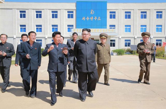 Undated picture released from North Korea's official Korean Central News Agency (KCNA) on September 21, 2017: AFP/Getty Images