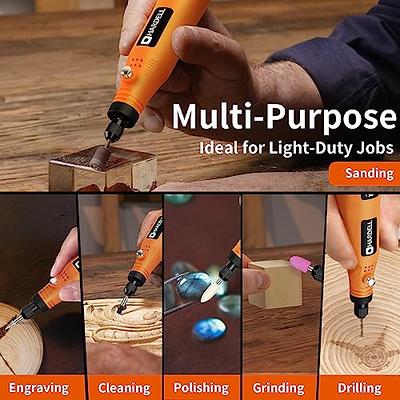 HARDELL Mini Cordless Rotary Tool,5-Speed Adjustment 3.7V Rotary