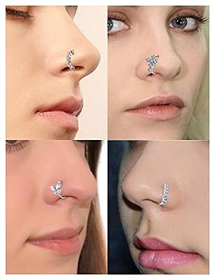 Silver Septum Ring Silver Septum Jewelry Daith Jewelry Rook 