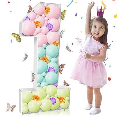 3ft Mosaic Numbers for Balloons Frame Light Up Large Cardboard Numbers  Marque