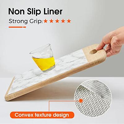 Gorilla Grip Ribbed Top Drawer and Shelf Liner, Non Adhesive Waterproof Roll, Durable and Strong Plastic Grip Liners for Drawers, Shelves, Kitchen