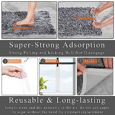 Yimobra Rug Gripper Tape for Bathroom Mats Non Slip (Only Have Single Sided  Strong Hooks), Reusable