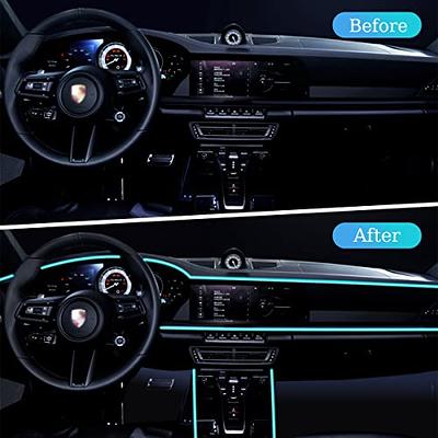 EL Wire Interior LED Strip Lights for Car, USB Neon Glowing