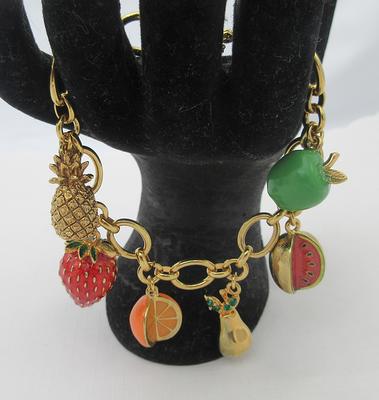 Fruit Charm Bracelet | Nature Jewelry