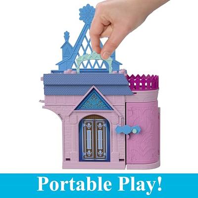 Disney Frozen Fold and Go Arendelle Castle Playset Inspired 2 Movie,  Portable Play - Toy for Kids Ages 3 and up