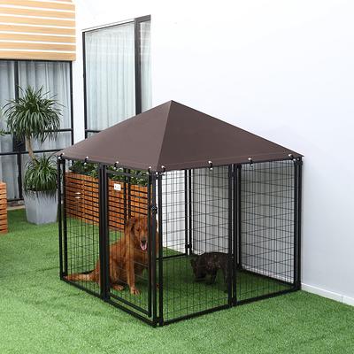 GrooveThis Woodshop Personalized Elevated Dog Feeder Station with Internal Storage, Grey, Medium