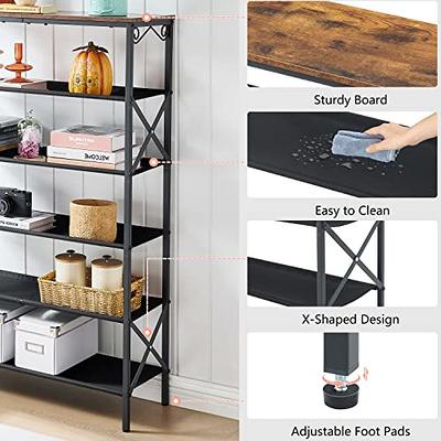 HOMEFORT Shoe Rack 6-Tier, Shoe Storage Shelf, Industrial Shoe