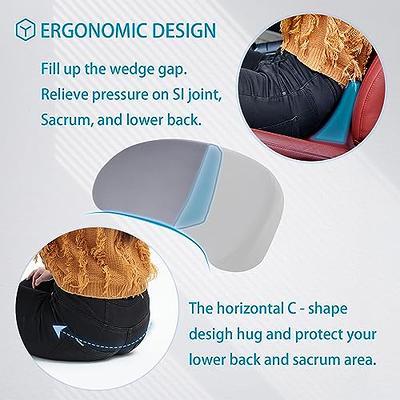 SHAKERINO Lumbar Pillows, Memory Foam Lumbar Pillows for Car - Yahoo  Shopping