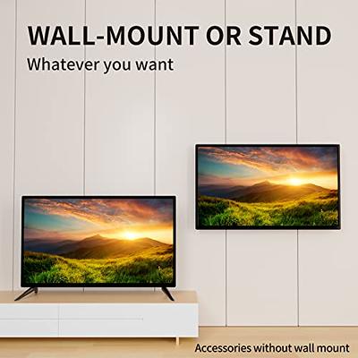  TuTu 24-inch 60Hz 720P HD LED TV Flat Screen Television with  Dolby Audio for Home,Office HDMI,USB,VGA,RCA Dual Channel Speakers(2023  Model) : Electronics