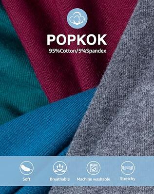 POPKOK Teen Girls Underwear Cotton Brief Panties 6 pack (10-12