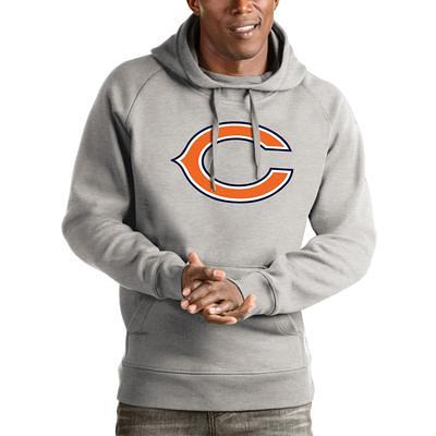 Men's Antigua Heathered Gray Chicago Bears Logo Victory Pullover Hoodie -  Yahoo Shopping