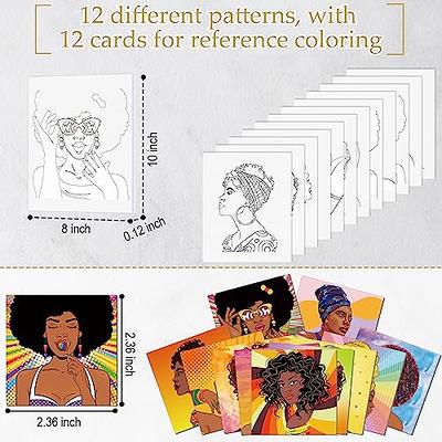 Ctosree 12 Pcs Pre Drawn Canvas for Painting for Adults Kids Pre Printed  Canvas Bulk 8 x 10 Afro Queen Paint Party Canvas Set for DIY Paint Party  Favor (Women) - Yahoo Shopping