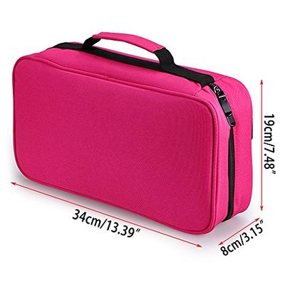 Lbxgap Marker Pen Organizer Case Lipstick Organizer 102 Slots Large  Capacity with Handy Wrap Portable Multilayer Holder for Prismacolor  Markers, Touch