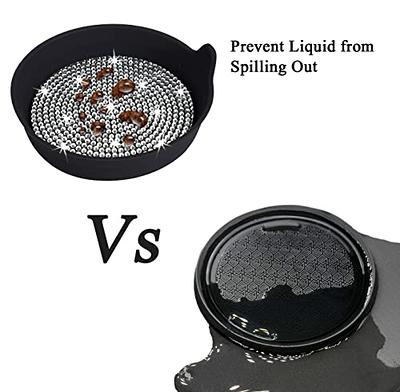 Amooca Bling Cup Holder Coaster for Car Non-Slip Universal Automotive Cup  Holders Sift-Proof Spill Holder Car Interior Accessories 2 Pack Black &  White Rhinestone - Yahoo Shopping