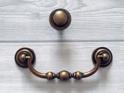 5.25 CC Bail Drawer Pull Drop Dresser Handle Cabinet Pull Knob Hardware  Vintage Style Dark Antique Bronze 5 1/4 Centers (Bail Pull- 5.25 CC)