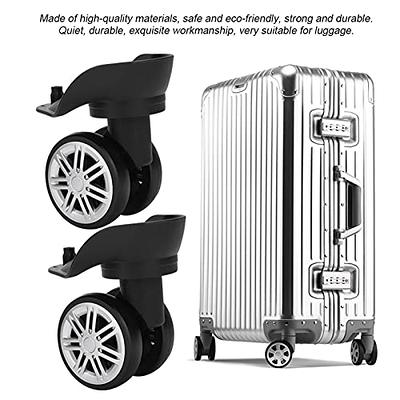 4pcs Adhesive Suitcase Load-reducing Silent Removable Wear-resistant Wheels  Without Punching Portable Household Luggage Universal Wheels