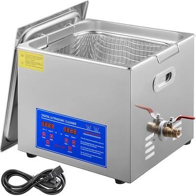 Ultrasonic Cleaner 1.3 L Professional Ultrasonic Cleaning Machine with  Digital Timer 40kHz