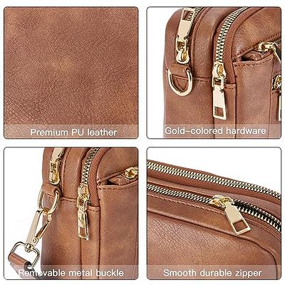 Premium Vegan Leather Convertible Crossbody Bag