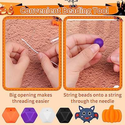 145 PCS Halloween Silicone Beads for Ornament, Jewelry Beads Bulk