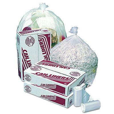 Aluf Plastics 20-30 Gallon Clear Trash Bags - (Huge 100 Pack) - 30 x