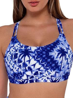 Justice Girls 2 Piece Ruched Bandeau Top Bikini Swimsuit, Sizes 5