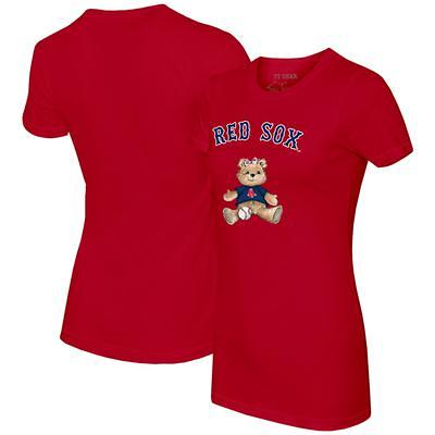 Chicago Cubs Tiny Turnip Girls Toddler Lucky Charm Fringe T-Shirt - White