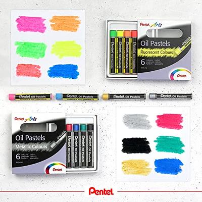 Pentel Oil Pastels Metallic Set of 6