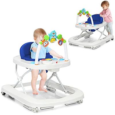 Baby Walkers with Wheel,Infant Walker for Babies with Adjustable  Height,Speed & Breathable Seat Cushion, Baby Walkers and Activity Center  for Boys