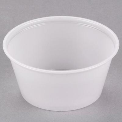 Solo P200N 2 oz. Translucent Polystyrene Souffle / Portion Cup - 2500/Case