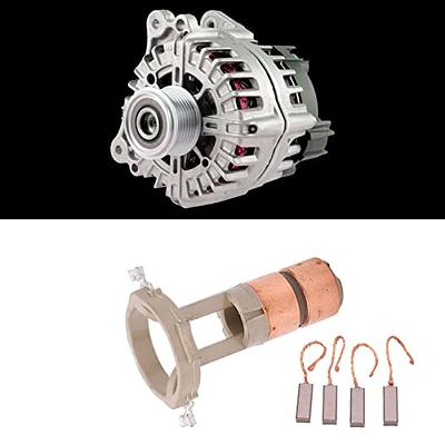 What is the role of using a slip ring in an alternator?