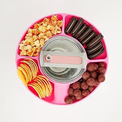 Snack Bowl for Stanley Cup, Reusable Snack Ring Tray Platter Compatible  with Stanley 40 Oz Tumbler, 3 Compartments for  Candy,Appetizer,Nuts,Popcorn