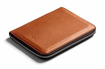 Calfinder Leather Portfolio Organizer for Men, Vegan Leather Resume  Zippered Portfolio with A4 Notepad Holder, Padfolio Folder with Handle for  13.3 iPad/MacBook, with Pocket/Card Slot, Black - Yahoo Shopping