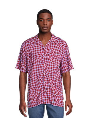 No Boundaries Men's and Big Men's Button Down Rayon Camp Shirt, 2-Pack, Sizes  XS-5XL - Yahoo Shopping