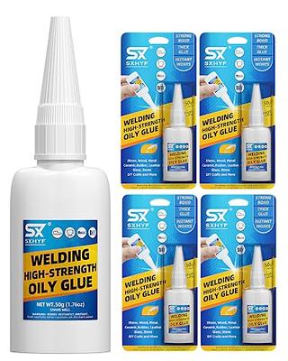 Welding High-Strength Oily Glue - 4 Packs Universal Super Glue Gel, Instant  Bonding in 10 Seconds, Strong Adhesion, Repairs Last A Long Time, Plastic Glue  for Metal, Plastic, Wood, Ceramics, Leather - Yahoo Shopping