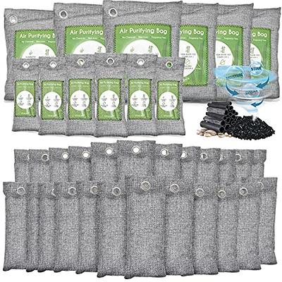 Nature Fresh Bamboo Charcoal Air Purifying Bags 10 x 100g Pack.Activated  Charcoal Bags Odor Absorber for Home,Odor Eliminator,Closet Deodorizer, Car  Air Freshener