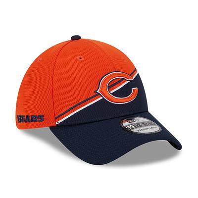 Men's New Era Navy/Orange Chicago Bears Surge 39THIRTY Flex Hat 